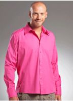 Roze heren overhemd Colors