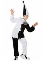Pierrot clown kostuum voor kids
