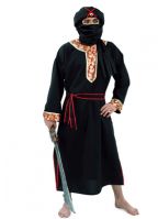Woestijn strijder kostuum zwart