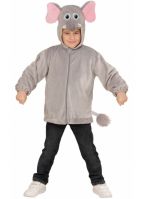 Olifanten verkleedkleding hoodie voor kids