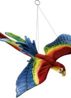 Vliegende pluche papegaai