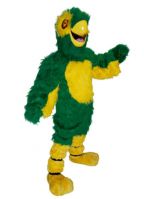 Luxe mascottes groene papegaai