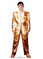 Star cut-out Elvis Presley in gold