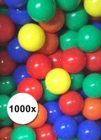 Kleurige ballenbak ballen 1000 stuks