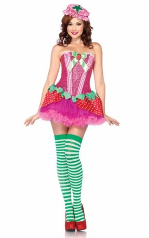 Sexy aardbeien jurkje voor dames