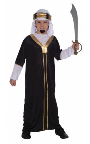 Arabieren sultan kostuum voor kinderen zwart