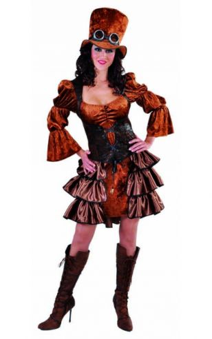 Steampunk kostuum voor dames