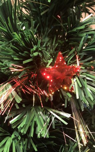 Versierde kerstboom 60 cm