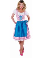 Luxe Oktoberfest dirndl roze voor dames