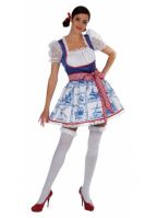 Hollands Delfts blauw dames jurkje