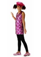 Jurkje met roze pailletten voor meisjes