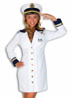 Verkleedkleding kapiteinspak dames