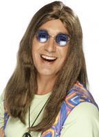 Sixties herenpruik lang haar