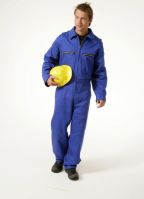 Blauwe rally overall voor volwassenen