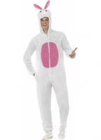 Wit konijnenpak volwassenen