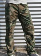 Katoenen camouflage broek