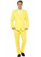 Origineel gele print kostuum