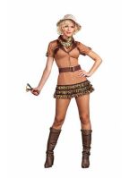 Sexy safari kostuum voor dames