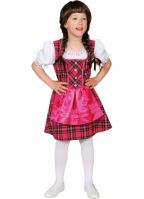 Roze Tirol jurk voor meisjes