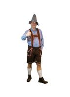 Bruine lederhosen voor heren