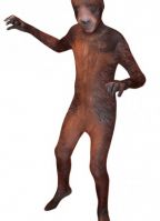 Grizzly beer morphsuit voor kinderen