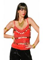 1001 nacht rode top voor dames