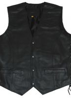 Kleding Leren vestje