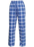 Blauwe met zilver ruit print loungebroek