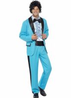 Blauwe colbert en broek voor heren