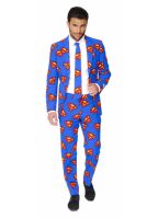 Kostuum met Superman afbeeldingen