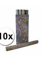 10 confetti shooters 60 cm zilver
