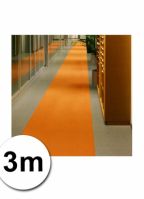 3 meter oranje lopers 1 meter breed