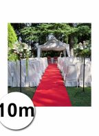 10 meter rode lopers 1 meter breed