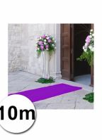 10 meter paarse lopers 1 meter breed