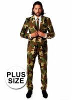 Camouflage pak grote maat