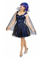 Blauw feeenjurkje met sterren