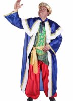 De Drie Wijzen blauw kostuum voor volwassenen