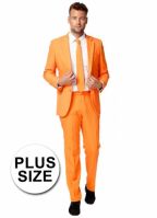 Grote maat oranje pak