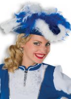 Blauwe markiezinhoed voor volwassenen