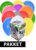 Tankje met helium met 100 ballonnen