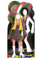 Stand in cut-out in disco thema