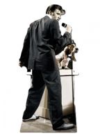 Star cut-out Elvis hound dog
